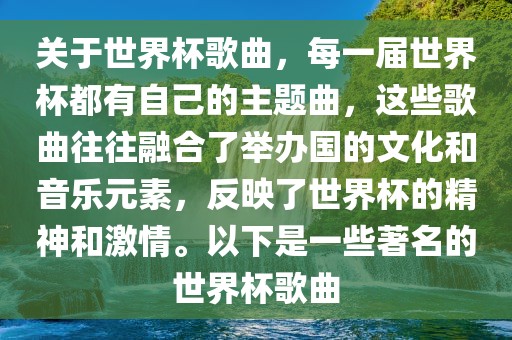 网球世界杯，探寻这项运动背后的魅力与激情
